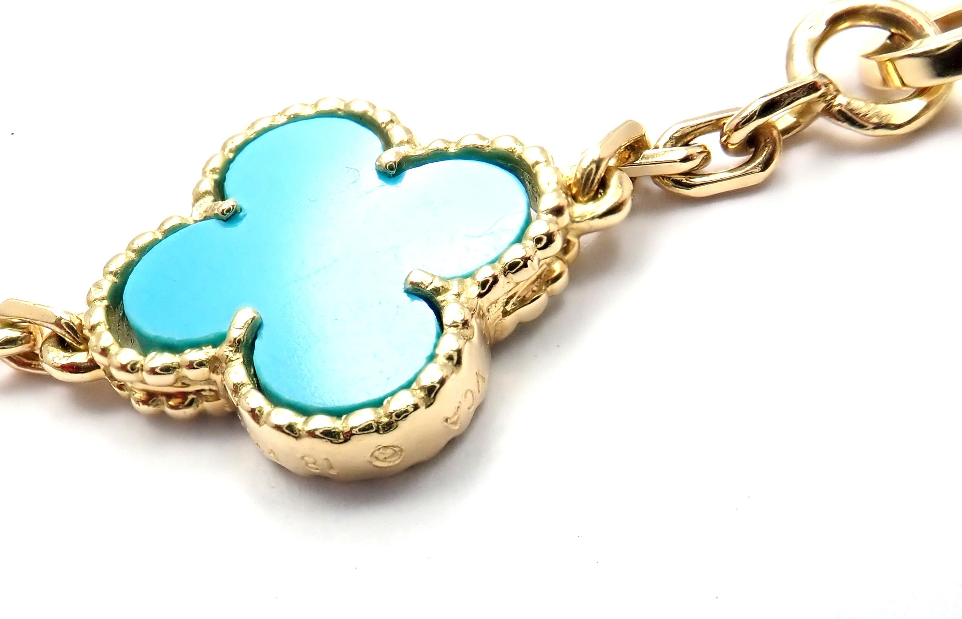 van cleef turquoise necklace