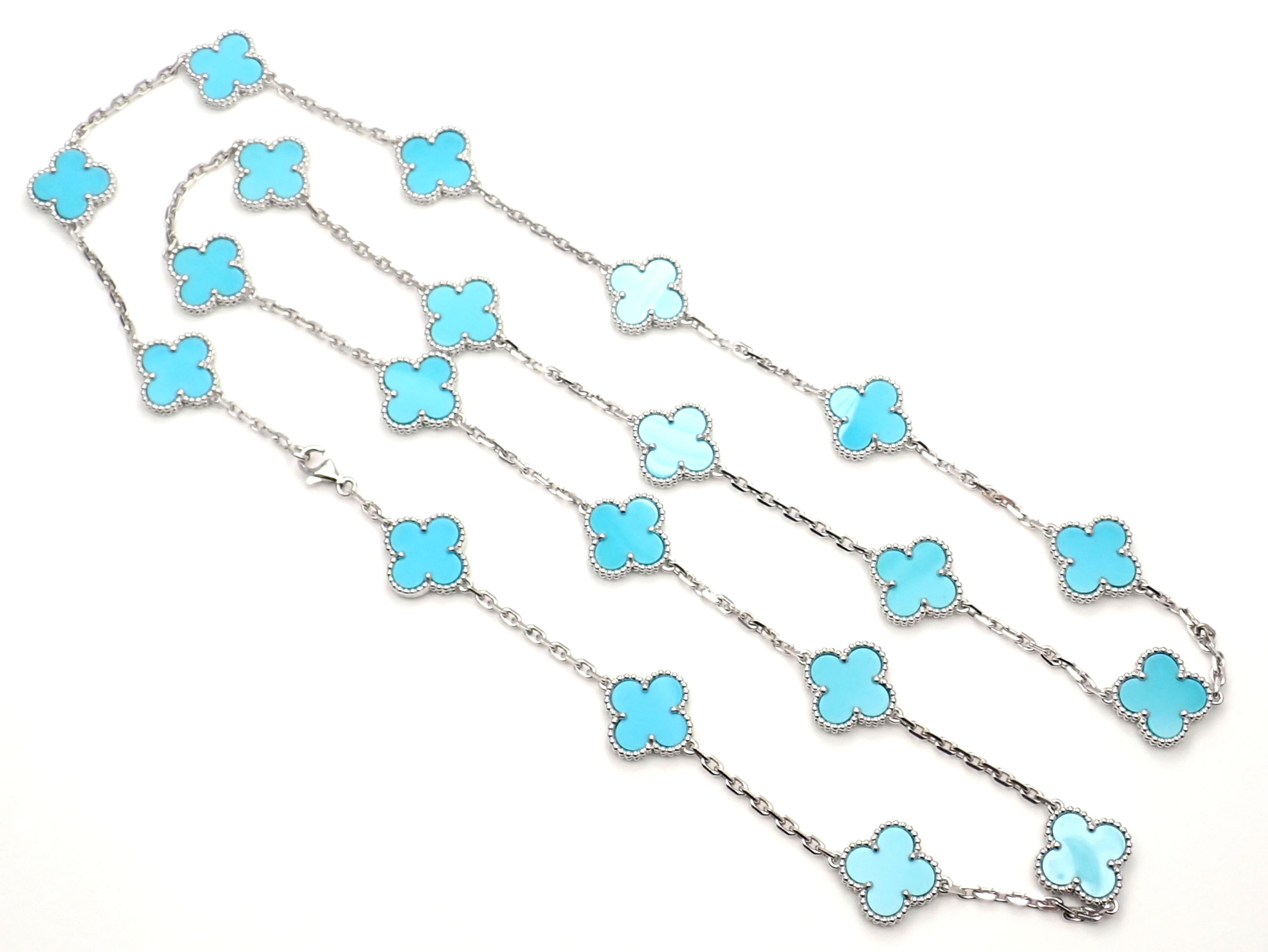 van cleef turquoise necklace