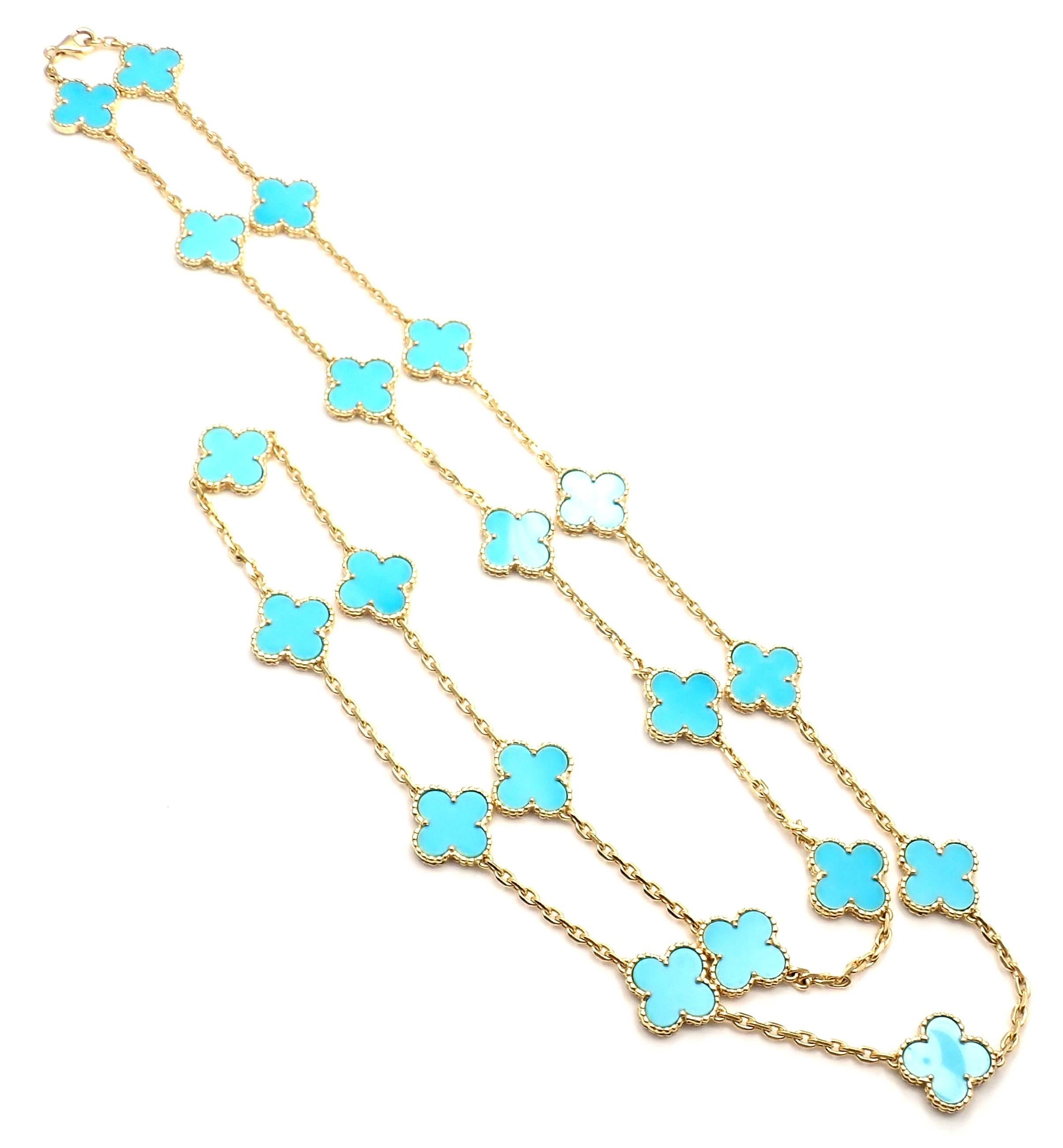 van cleef arpels turquoise necklace