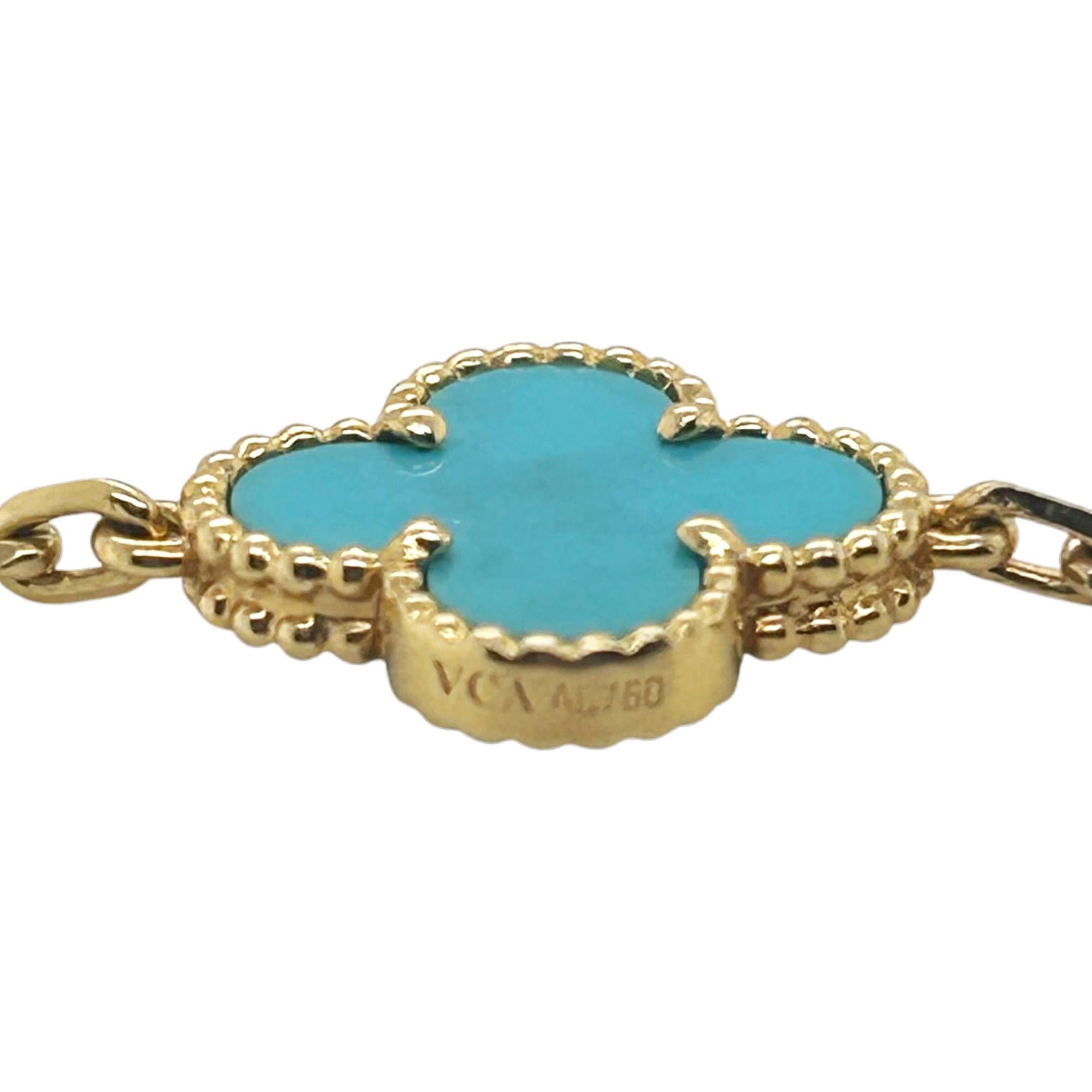 van cleef turquoise bracelet