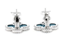 Orecchini di turchese Van Cleef & Arpels Vintage Alhambra
