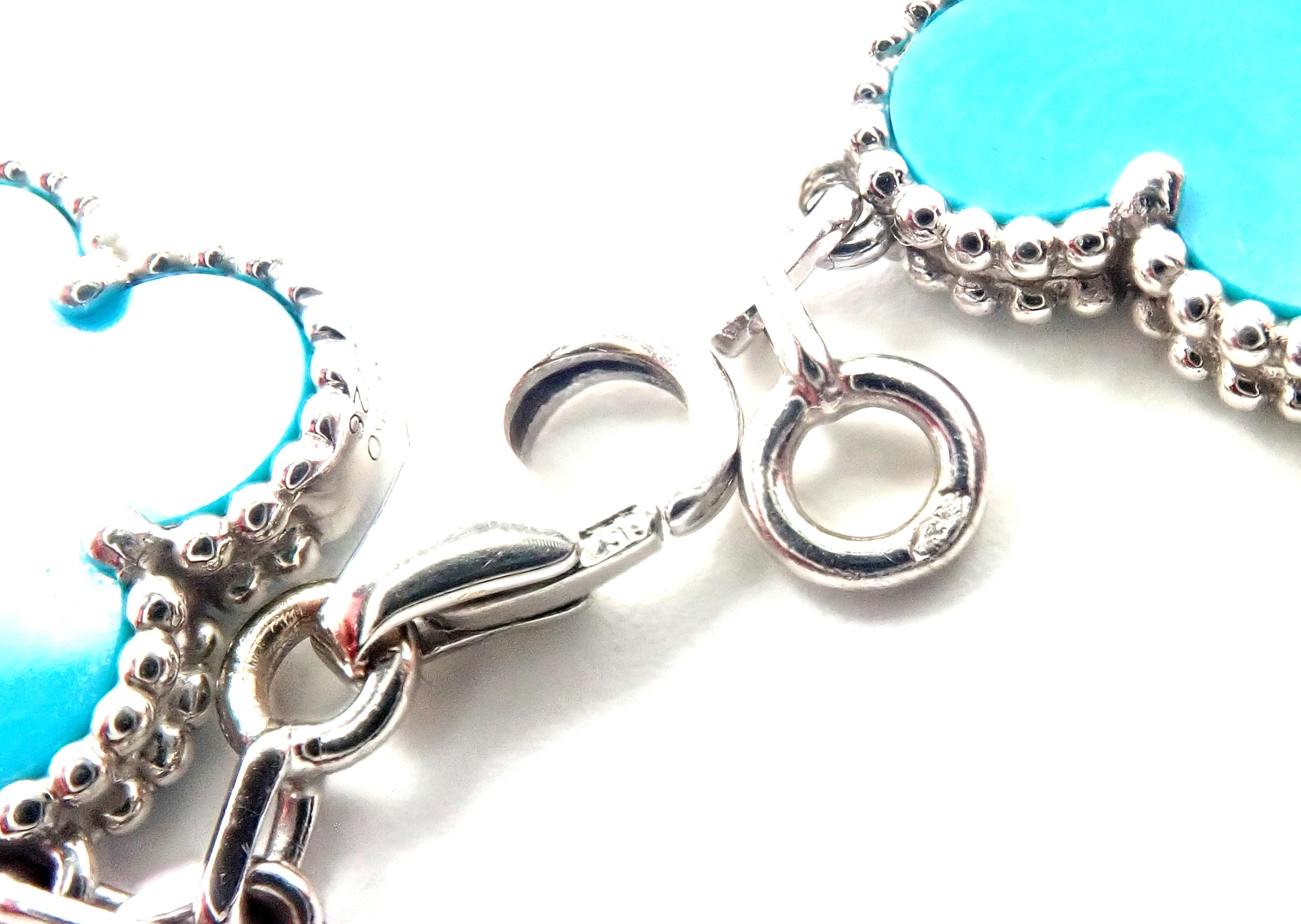 light blue van cleef bracelet