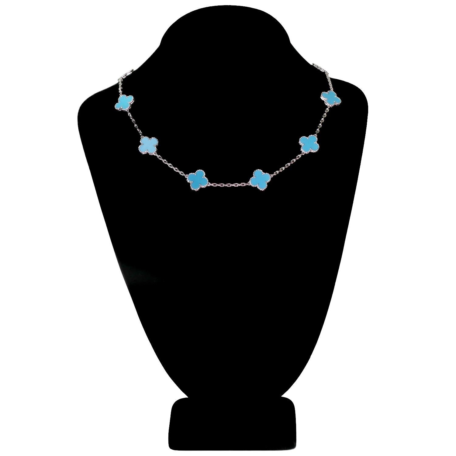 10 motif van cleef necklace