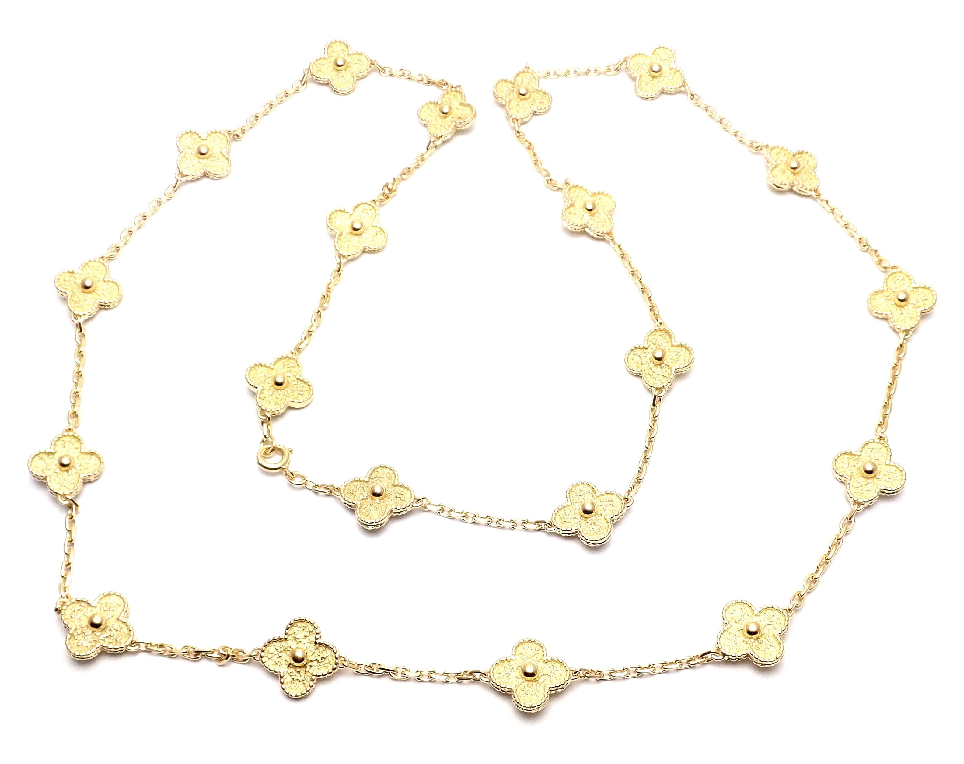 sautoir vintage alhambra 20 motifs
