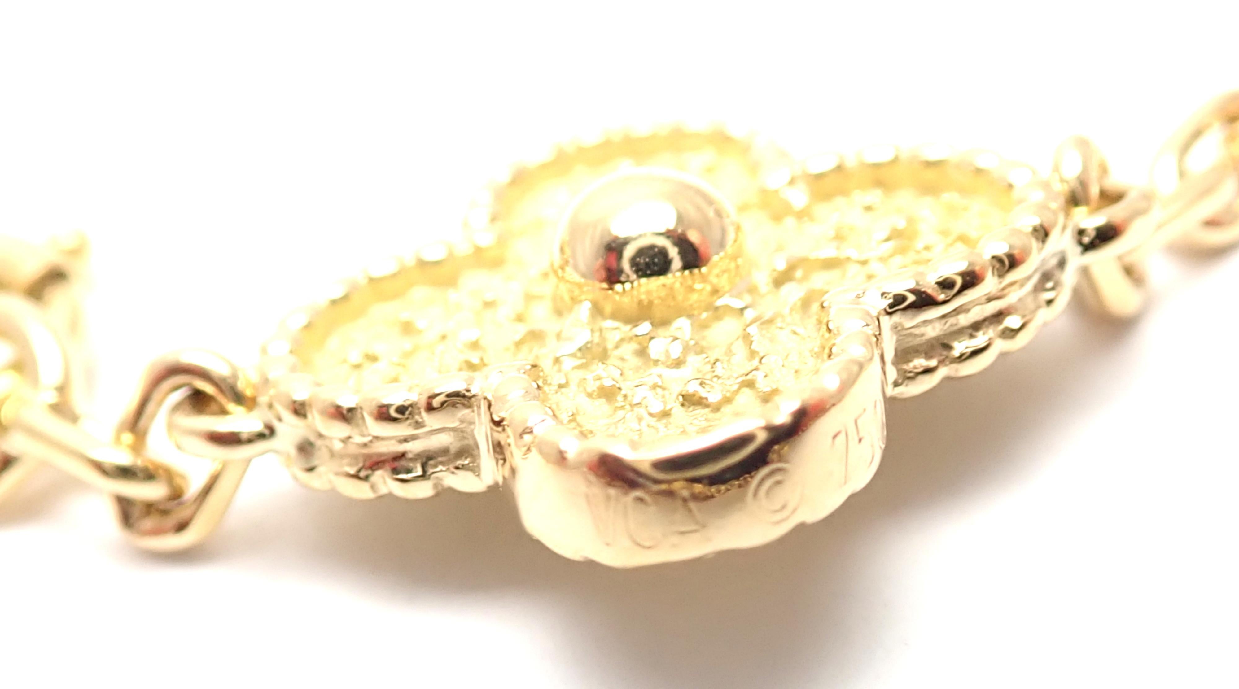 Van Cleef & Arpels Vintage Alhambra Yellow Gold 20 Motif Necklace 1