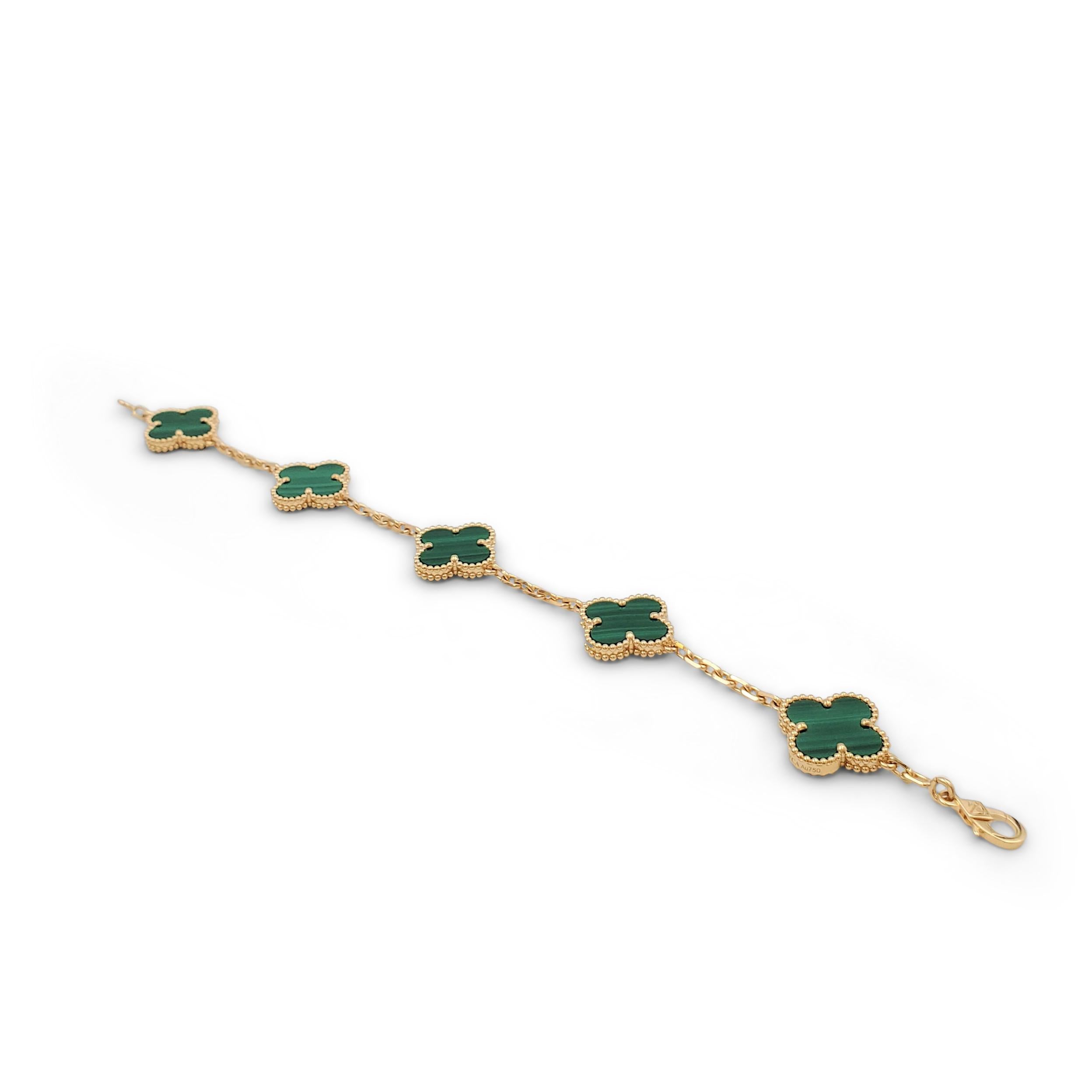 van cleef bracelet green