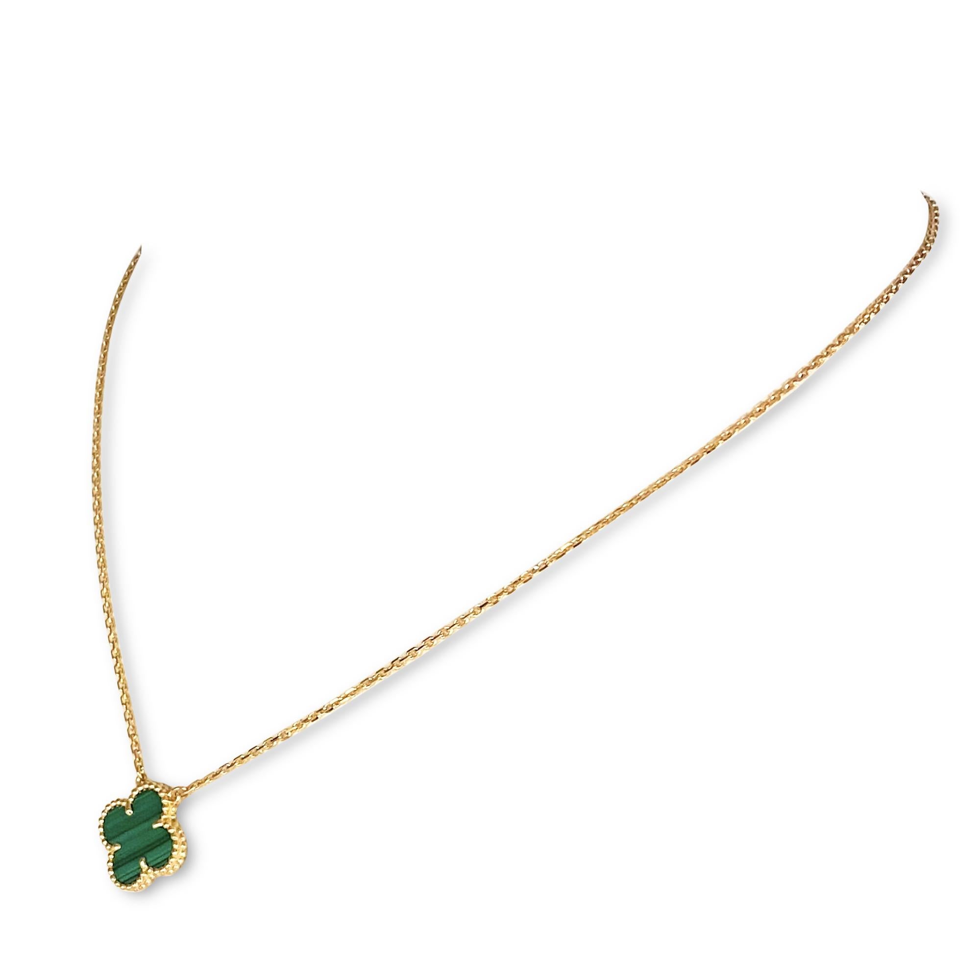 van cleef vintage alhambra necklace price