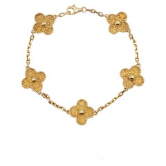 Van Cleef & Arpels Vintage Alhambra Yellow Gold Bracelet