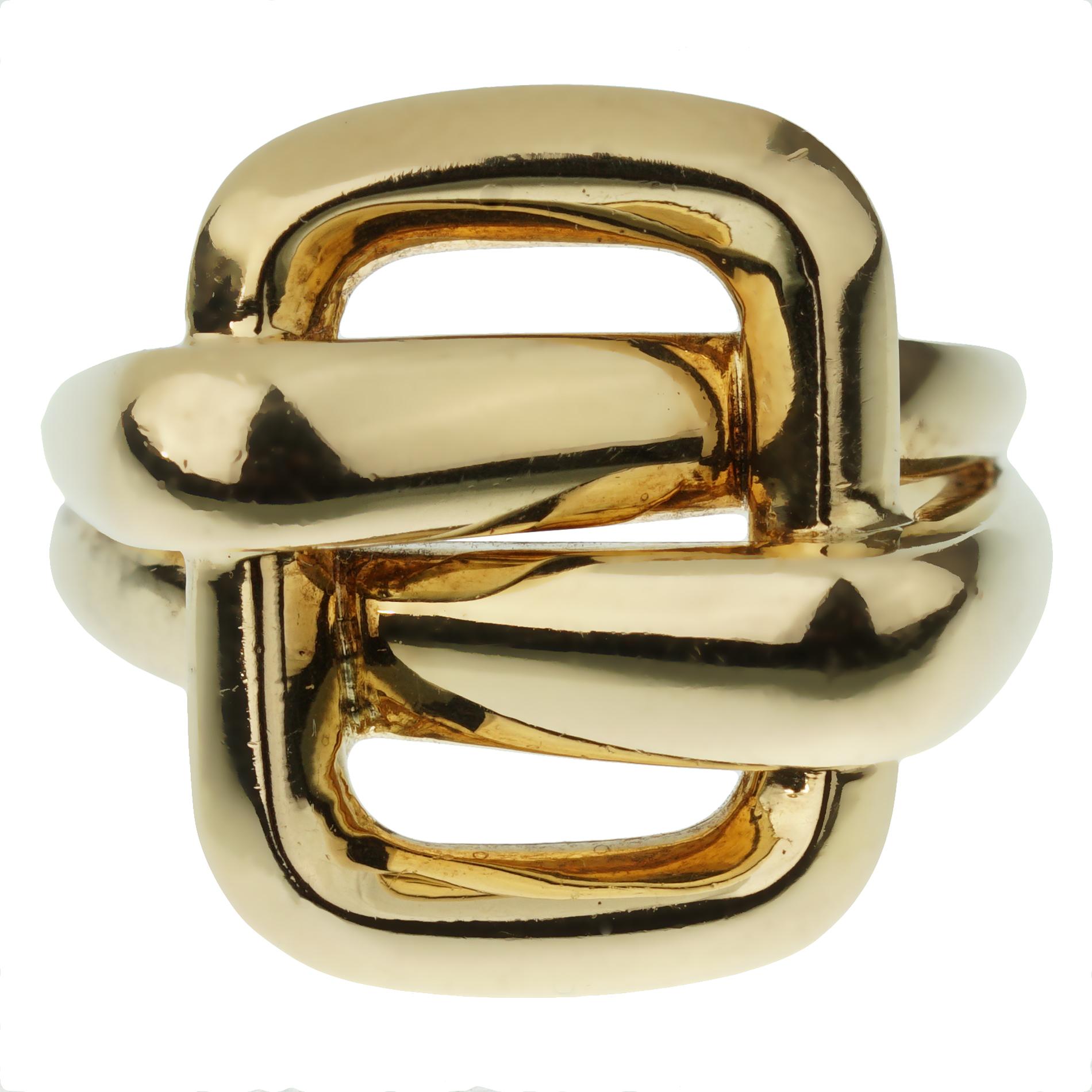 A fabulous Van Cleef & Arpels yellow gold bypass ring circa 1990s, the ring measures a size 6.