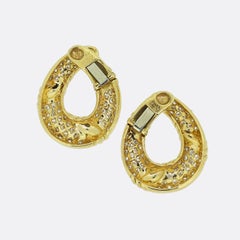 Van Cleef & Arpels Vintage Diamond Drop Earrings