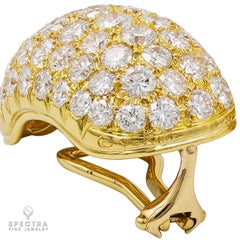 Van Cleef & Arpels Vintage Diamond 'Huggie' Earrings