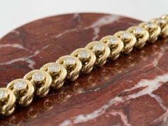 Bracciale tennis con diamanti vintage di Van Cleef & Arpels