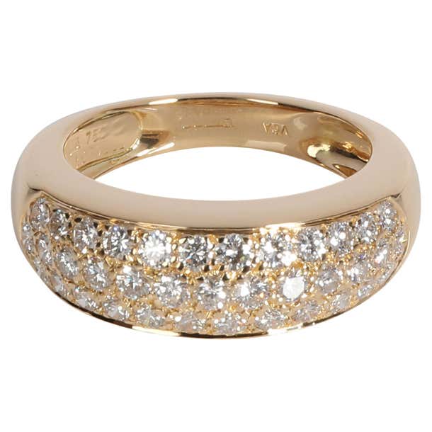 Van Cleef and Arpels Vintage Evolution Band in 18K Yellow Gold 1.00 CTW ...