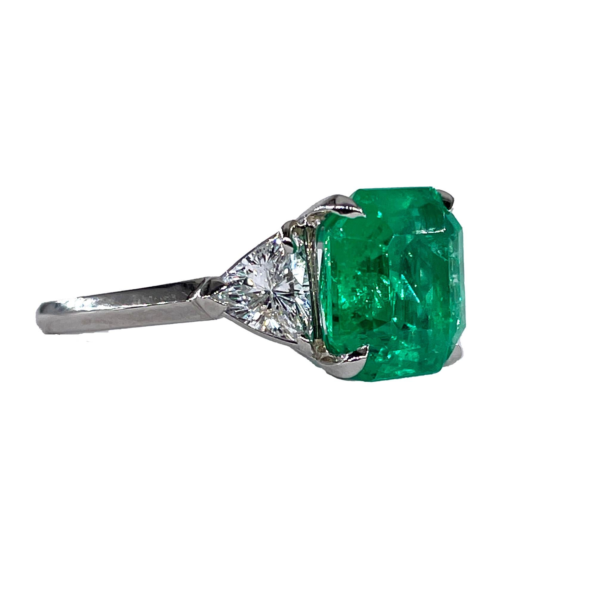 emerald estate ring