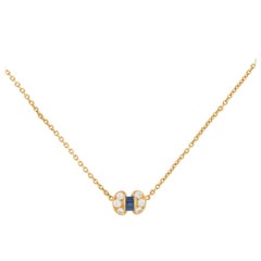 Van Cleef
Arpels Vintage Gold 0.46ct Diamond
Sapphire Necklace VC11-110725