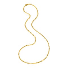 Van Cleef & Arpels Vintage Gold 32" Anchor Link Chain