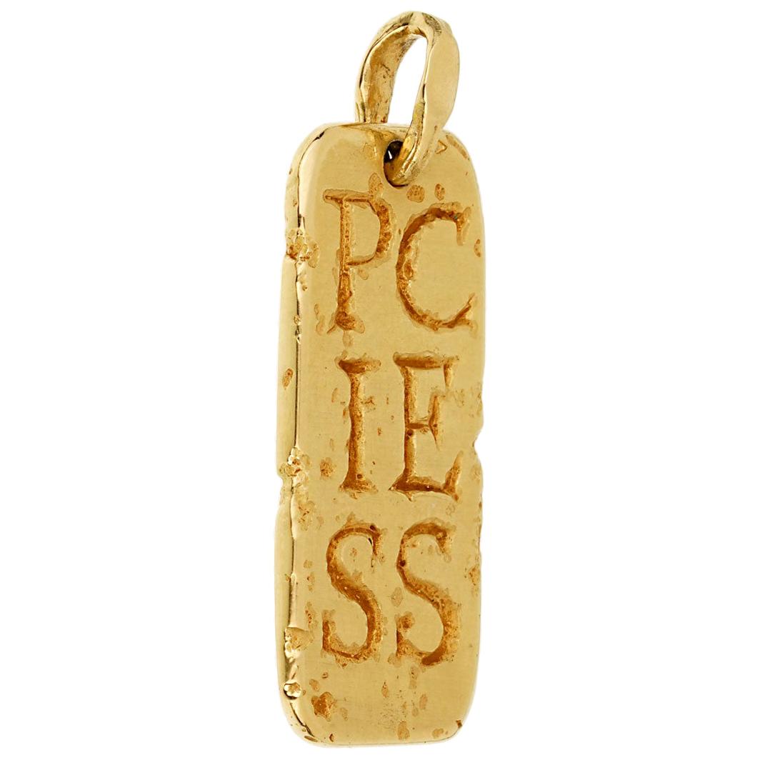 Van Cleef & Arpels Vintage Pisces Yellow Gold Pendant Necklace