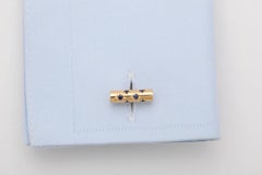 Van Cleef & Arpels Vintage Sapphire Gold Double Baton Cufflinks