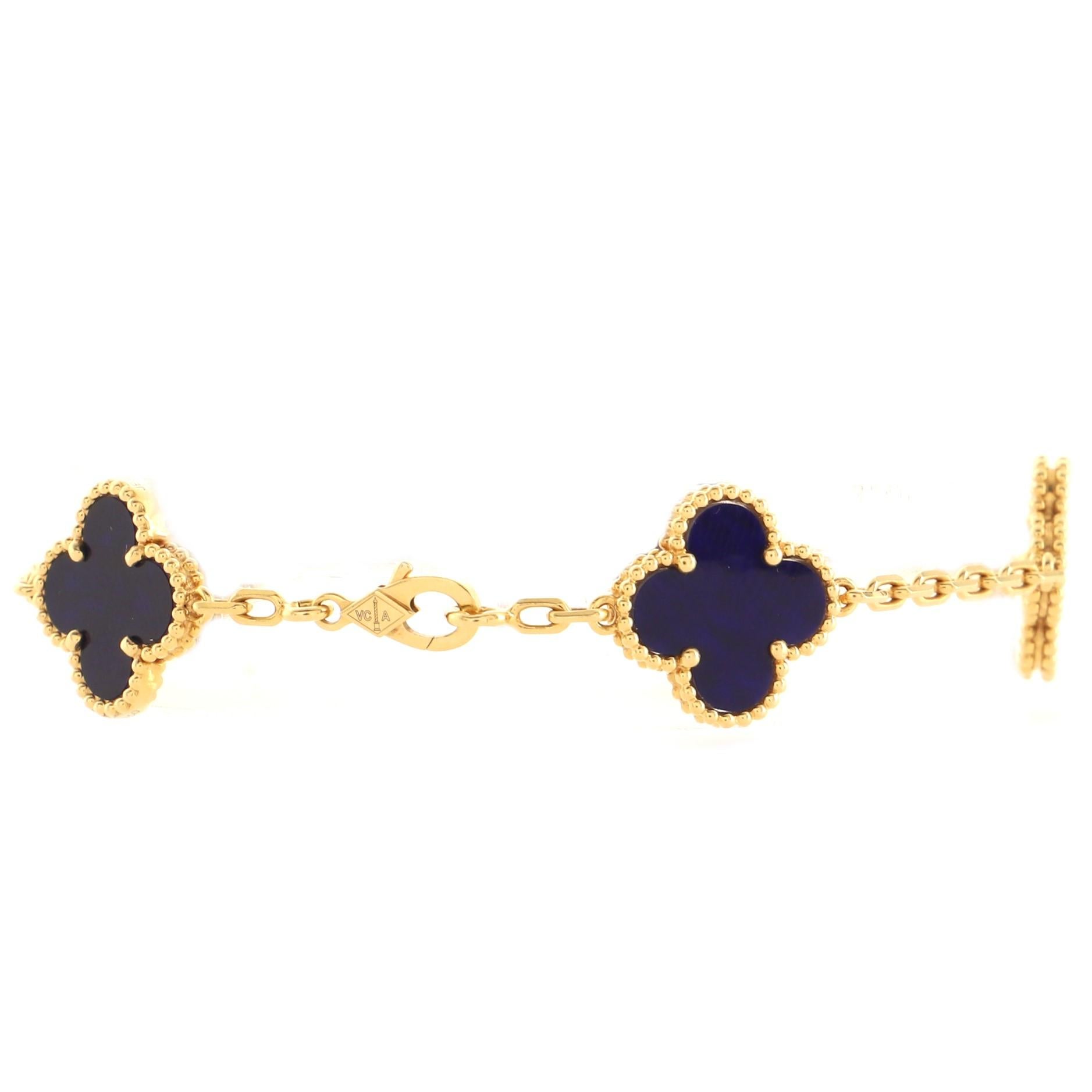 bracelet vintage alhambra 5 motifs