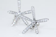 Van Cleef & Arpels White 18 Karat Gold Diamond Earrings