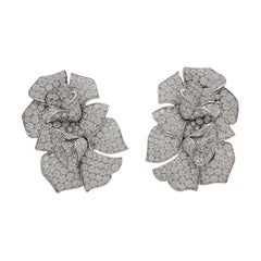 Van Cleef & Arpels White Gold and Diamond Earrings
