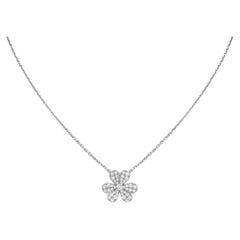Van Cleef & Arpels White Gold Diamond Frivole Pendant VCARD31800