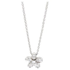 Van Cleef & Arpels White Gold Diamond Socrate Pendant