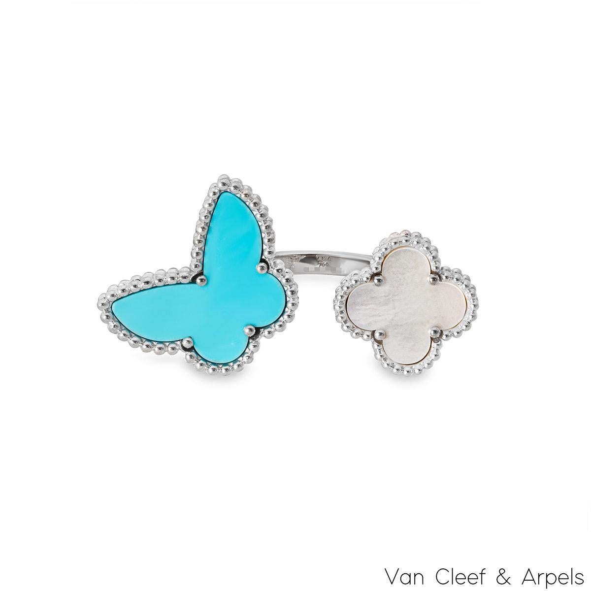 vca turquoise butterfly