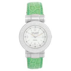 Van Cleef & Arpels White Gold Roma Diamond Ladies Watch