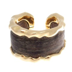 Van Cleef & Arpels Wood Gold Ring