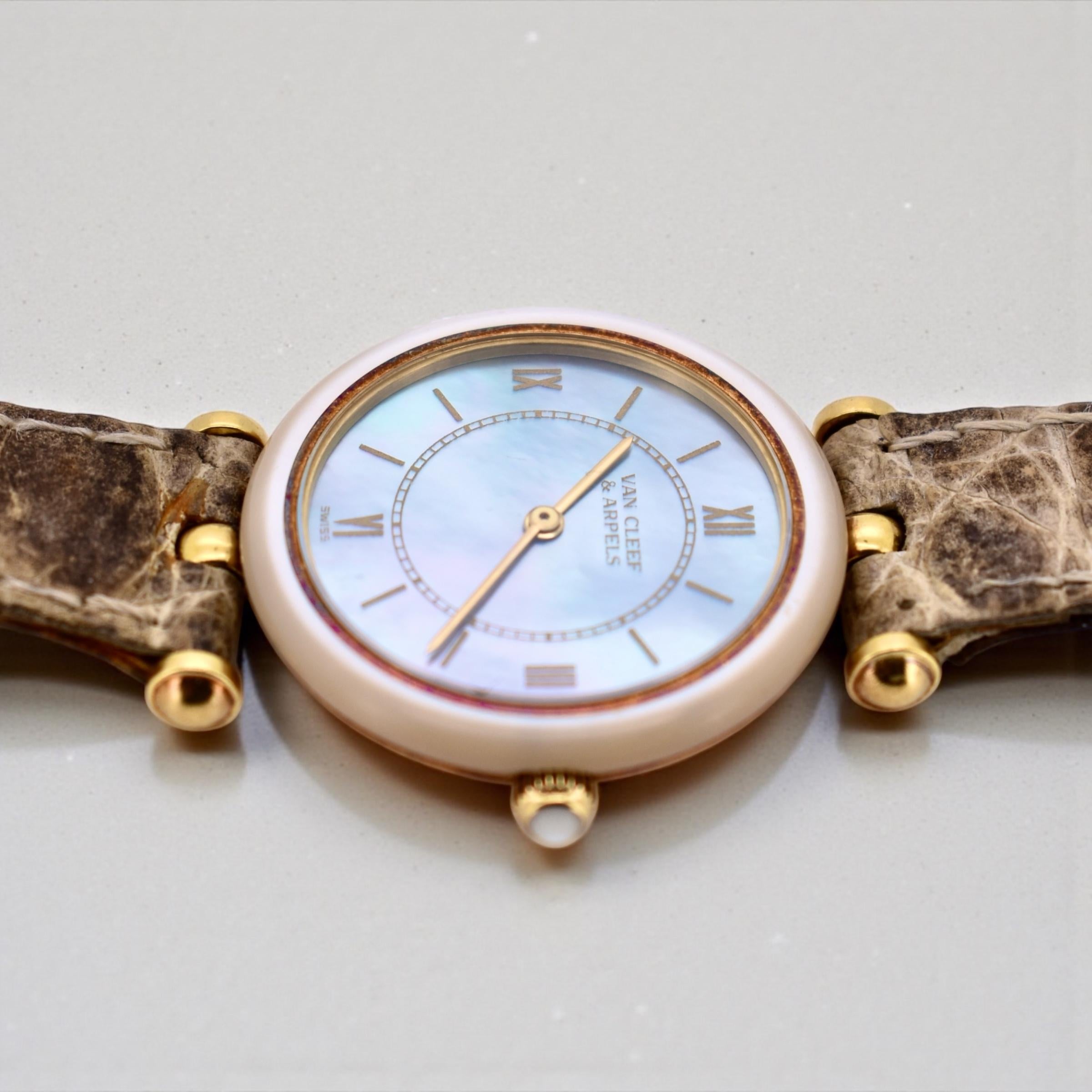 Van Cleef & Arpels X Gérald Genta : Montre Pierre Arpels - By Vintage 1980 Excellent état - En vente à PARIS, FR