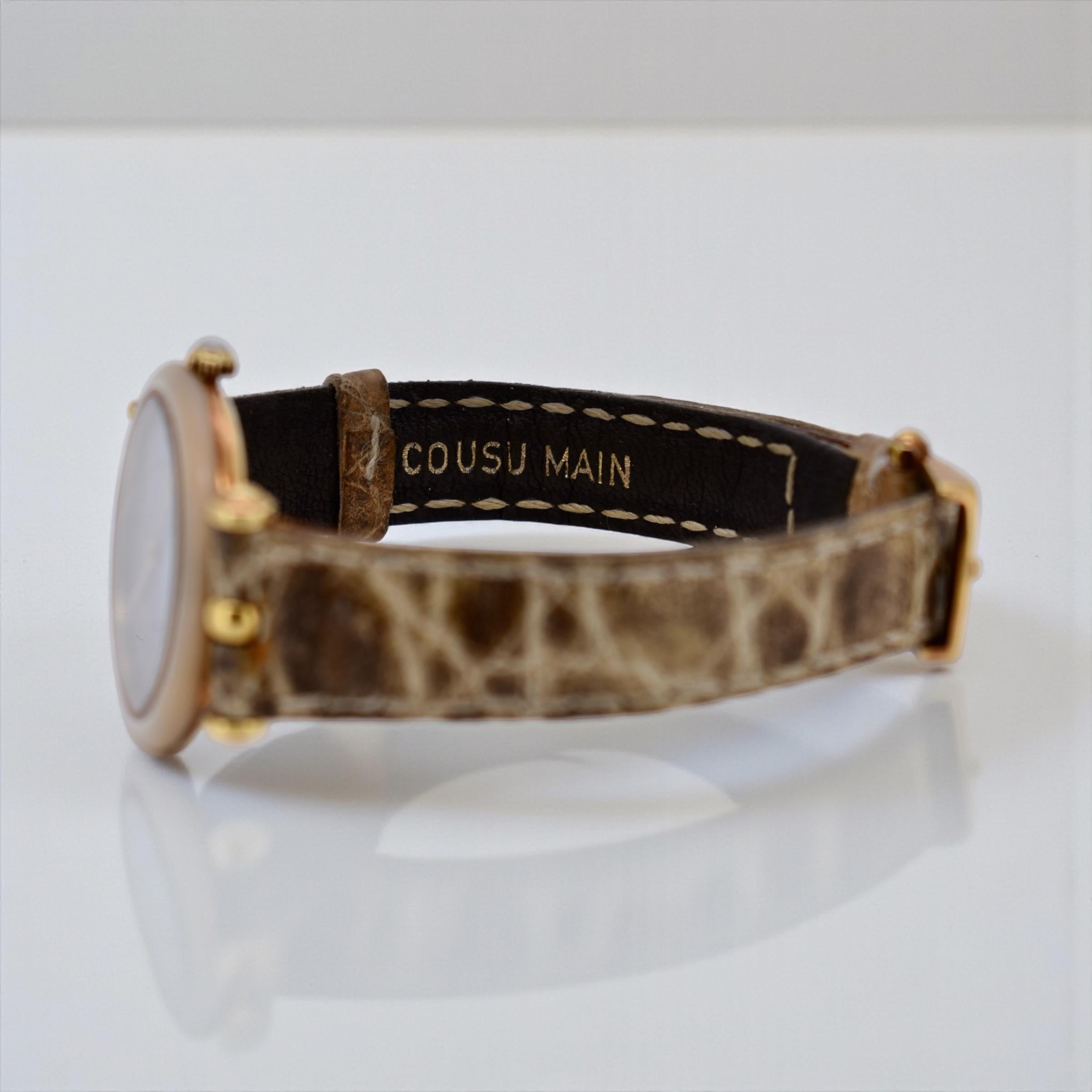 Van Cleef & Arpels X Gérald Genta : Montre Pierre Arpels - By Vintage 1980 en vente 1