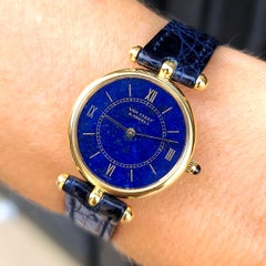 Van Cleef & Arpels x Piaget Lapis Lazuli La Collection 9064 Ultra Thin P9 Gold
