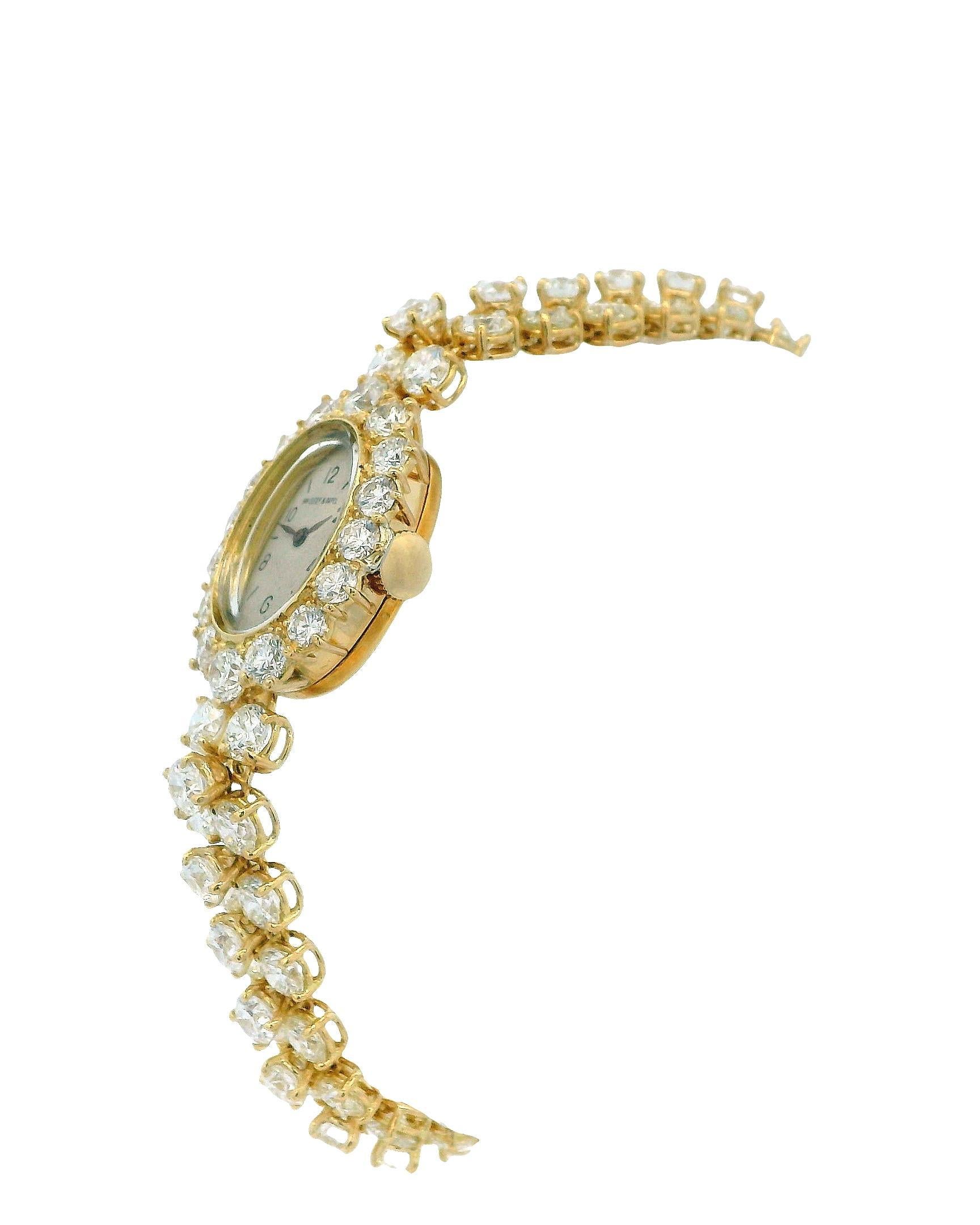 Van Cleef & Arpels x Vacheron Constantin Diamond Montre Vintage à diamants en vente 1