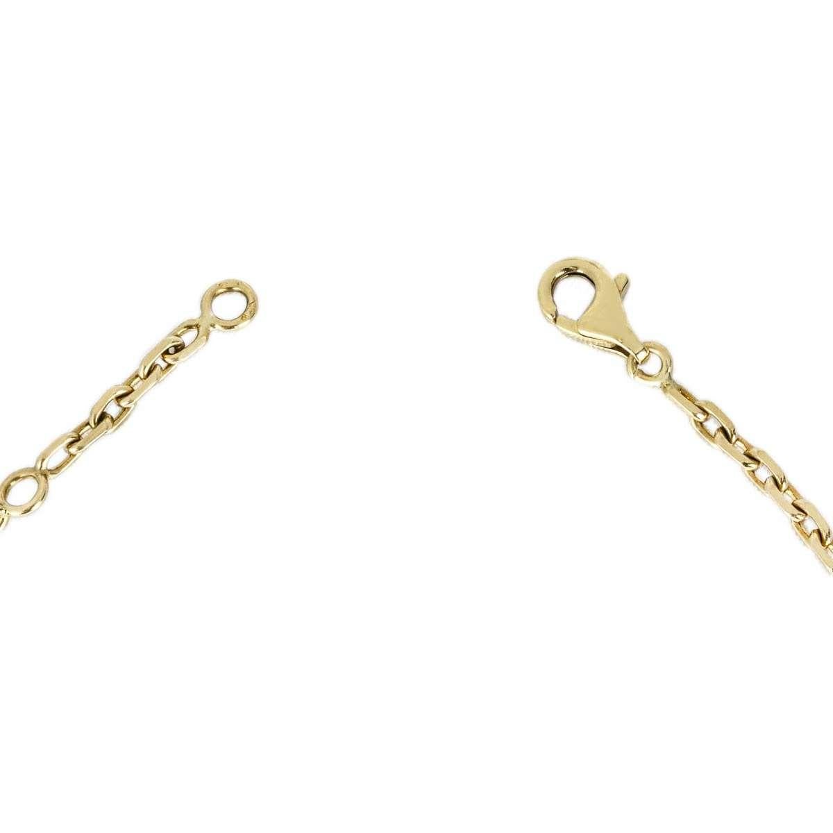 Women's Van Cleef & Arpels Yellow Gold Byzantine Alhambra 3 Motif Bracelet VCARD39600