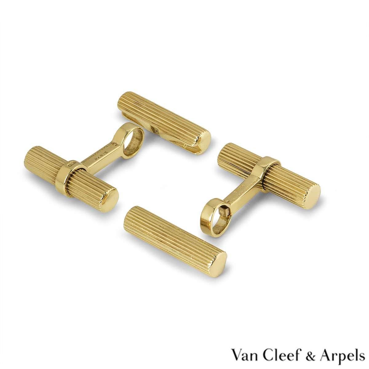 Men's Van Cleef & Arpels Yellow Gold Cufflinks