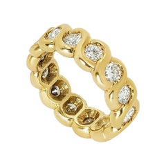 Alianza de oro amarillo con diamantes Van Cleef & Arpels 1,40 qt