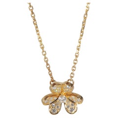 Ciondolo Van Cleef & Arpels in oro giallo con diamanti Mini Model Frivole