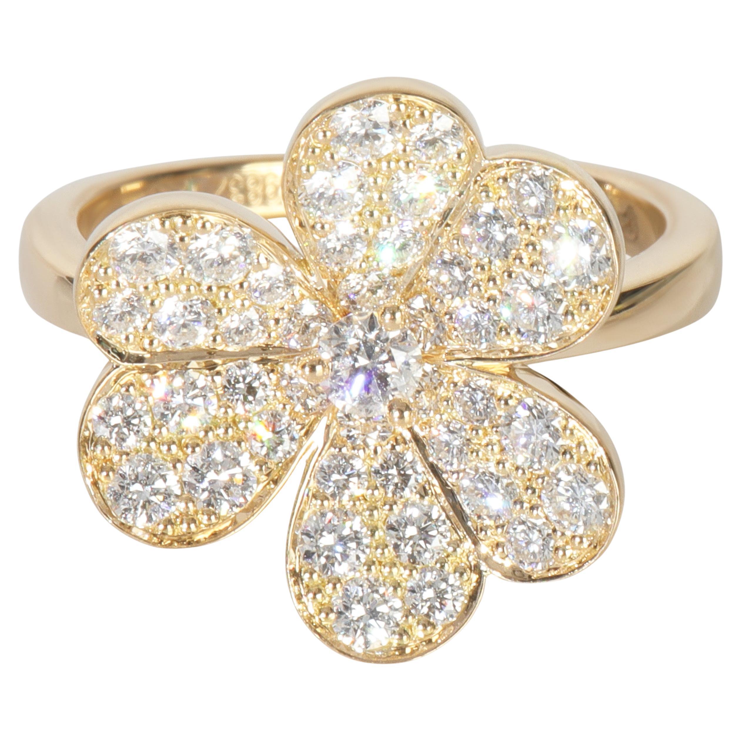 Van Cleef
Arpels Yellow Gold Diamond Small Model Frivole Ring