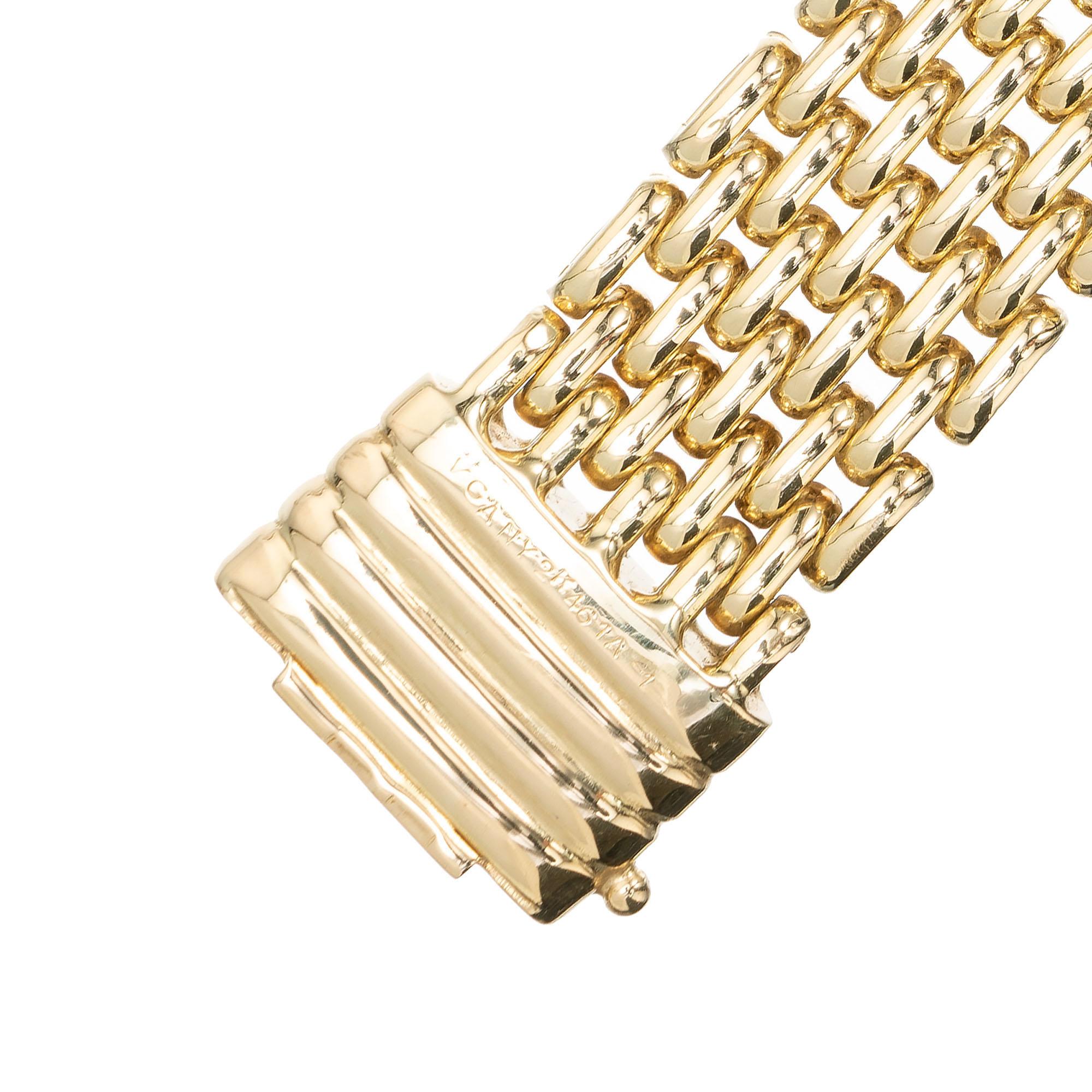 Van Cleef & Arpels Gelbgold-Gliederarmband Damen