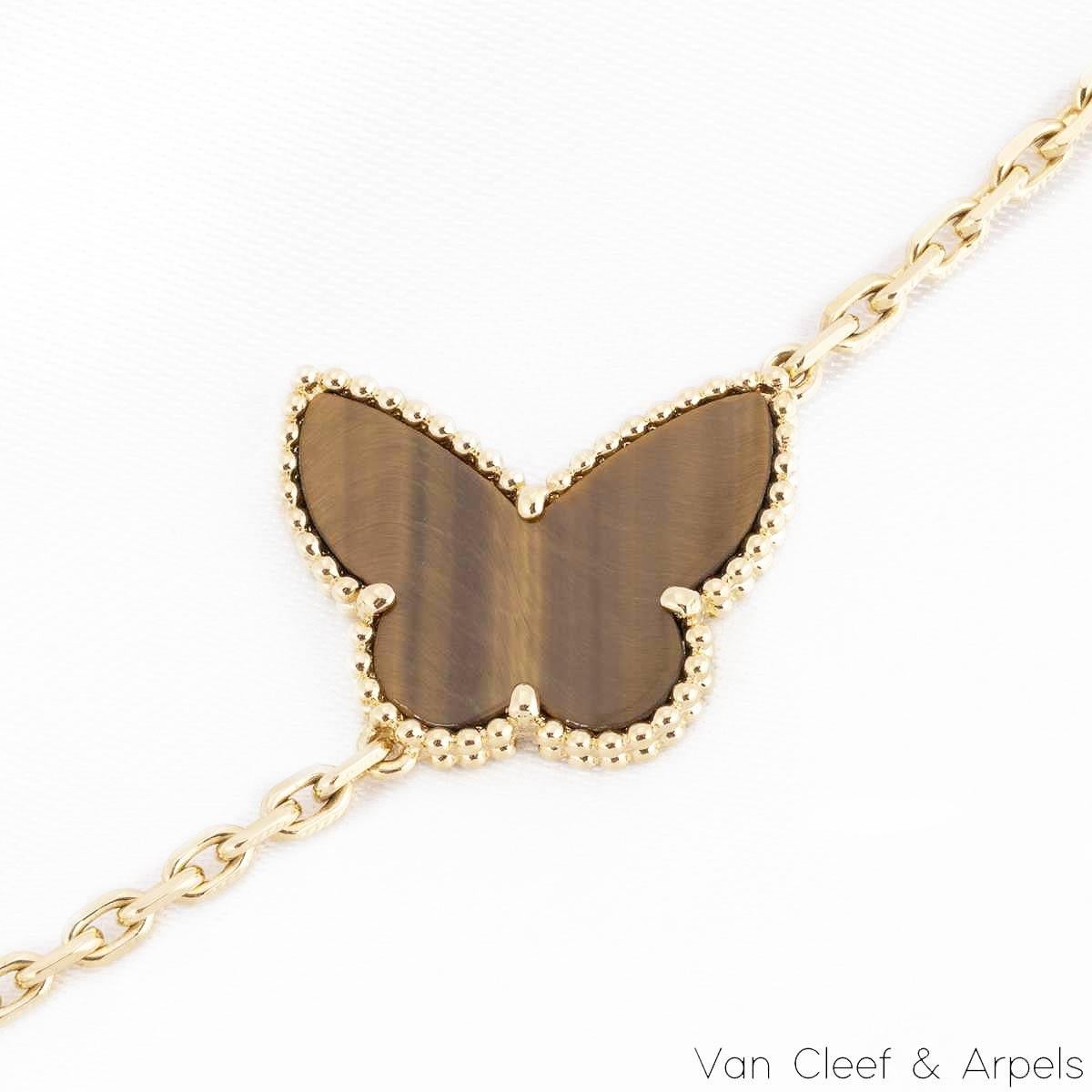 Van Cleef & Arpels Yellow Gold Lucky Alhambra 4 Motif Bracelet VCARD79600 In Excellent Condition In Mayfair, London, London