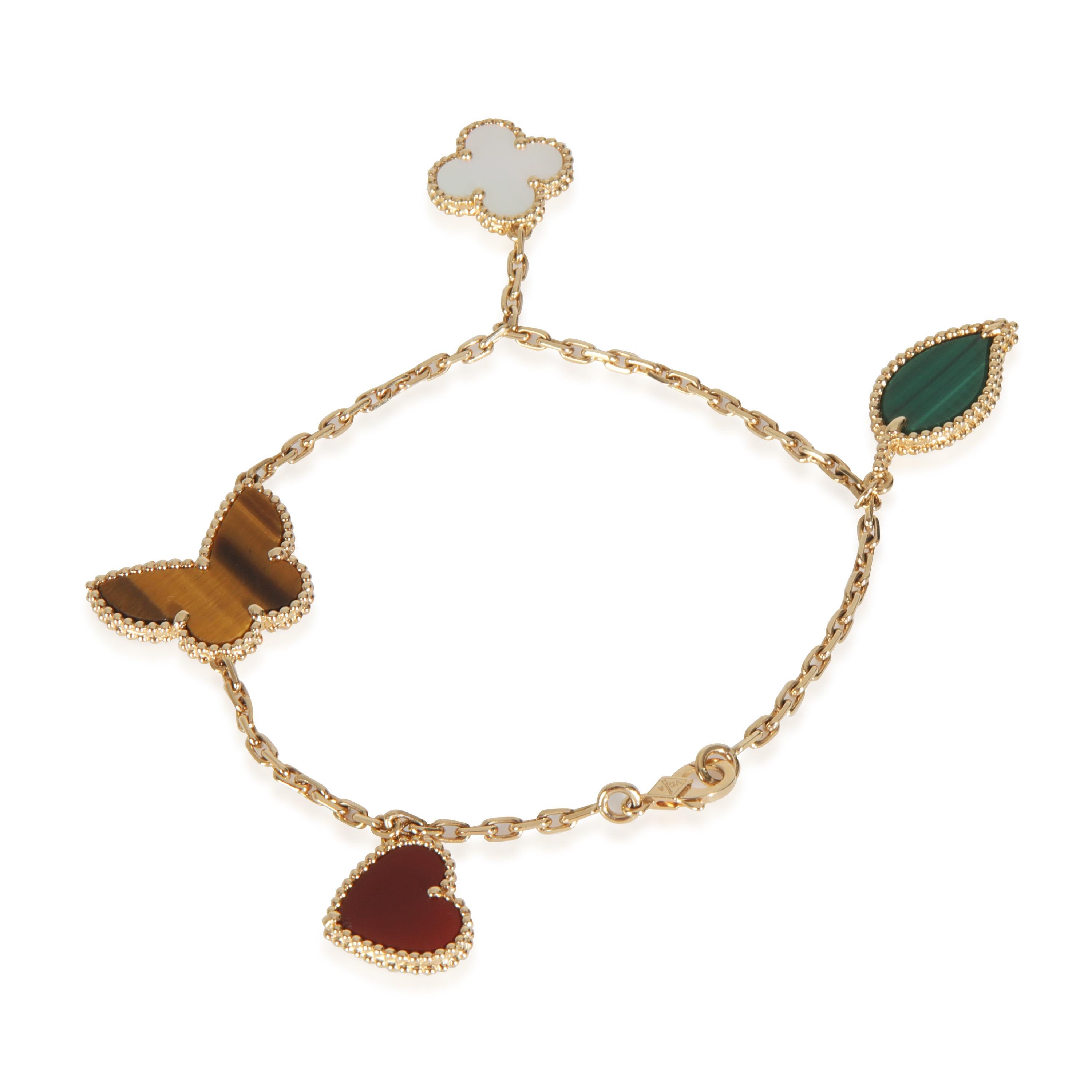 Van Cleef & Arpels Yellow Gold  Lucky Alhambra Bracelet

PRIMARY DETAILS
SKU: 146016
Listing Title: Van Cleef & Arpels Yellow Gold  Lucky Alhambra Bracelet
Condition Description: Launched in 1968, the Alhambra collection from Van Cleef & Arpels