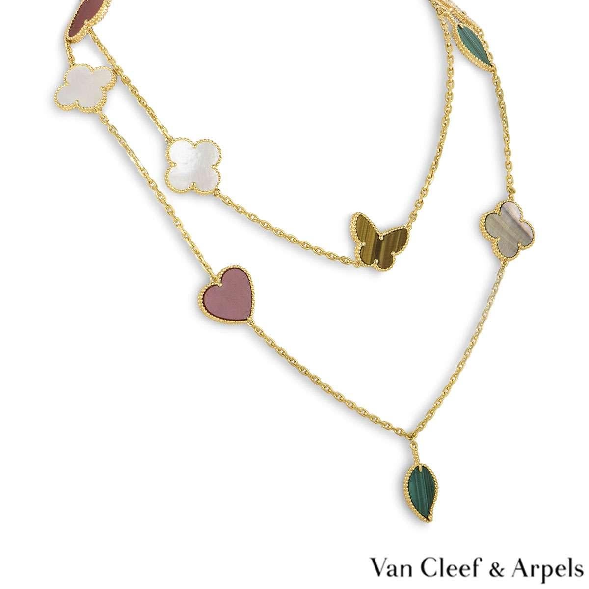 van cleef lucky necklace