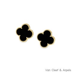 Van Cleef & Arpels Yellow Gold Magic Alhambra Earrings VCARA44300