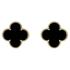 Van Cleef & Arpels Yellow Gold Magic Alhambra Earrings VCARA44300