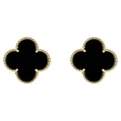 Van Cleef & Arpels Yellow Gold Magic Alhambra Earrings VCARA44300