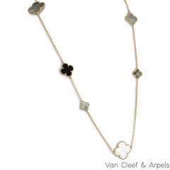 Van Cleef & Arpels Gelbgold Magic Alhambra Halskette VCARD79400