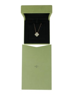 Van Cleef & Arpels Gelbgold/MOP Vintage Alhambra-Halskette