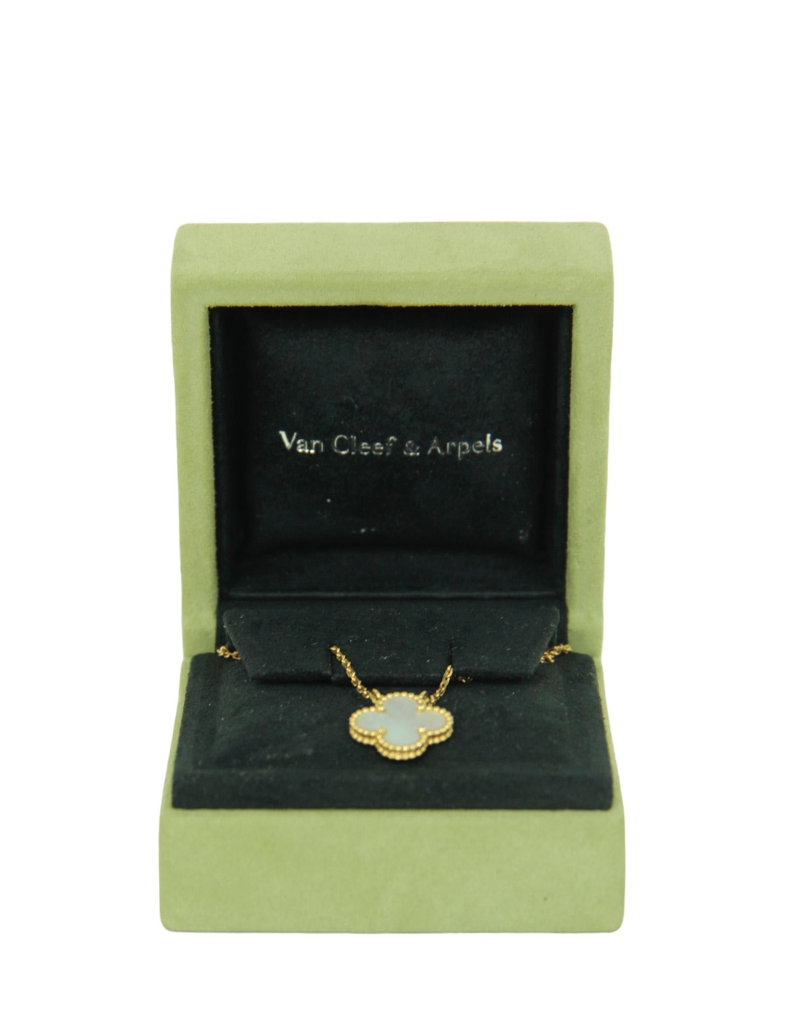 van cleef vintage alhambra necklace