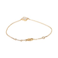 Van Cleef & Arpels Gelbgold Perlmutt Sweet Alhambra Armband